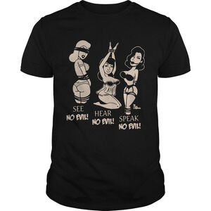 y Star Womens See No Evil Hear No Evil Speak No Evil Shirt